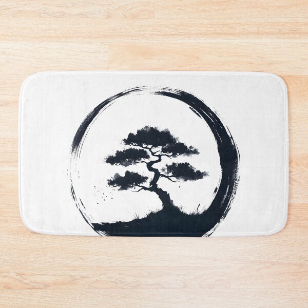 Item preview, Zen Enso Circle and Bonsai Tree  designed and sold by goodday Japan.