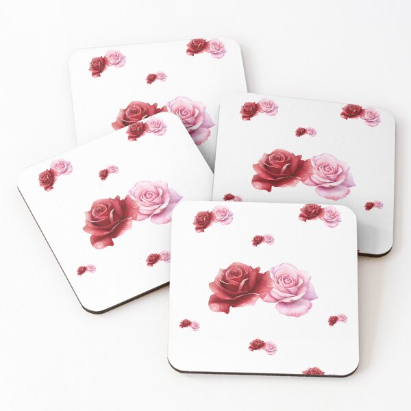 Item preview, sage green background with red and cream roses designed and sold by 2-Of-A-Kind.