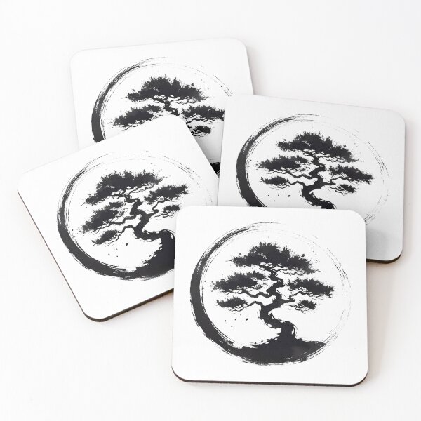 Artikelvorschau, Zen Enso Kreis und Bonsai Baum entworfen und verkauft von goodday Japan.