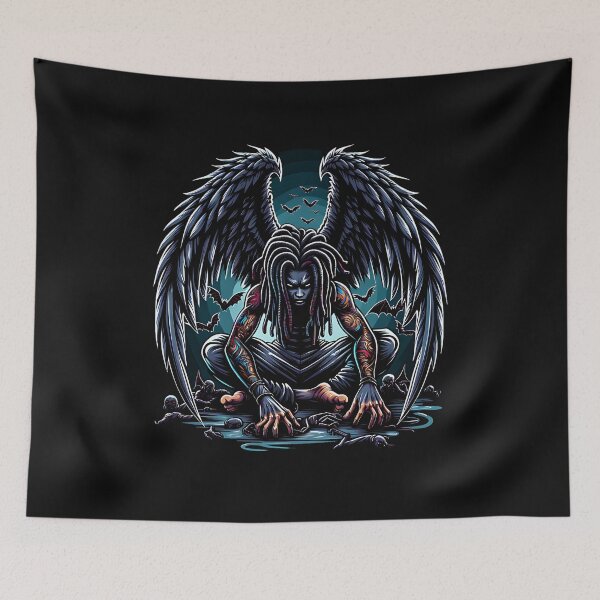Item preview, Fallen Dreadlocks Angel designed and sold by SavvyEarth.