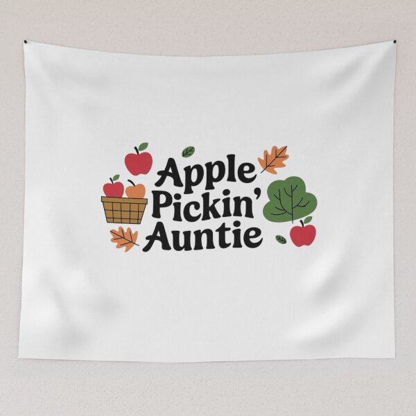 Item preview, Aunt, Auntie, Tia Apple Picking Adventure for Fall Fun designed and sold by BunBuntheDog-.