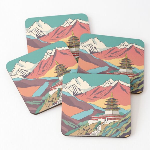 Item preview, Tibetan Temple designed and sold by ColorArtByEric.