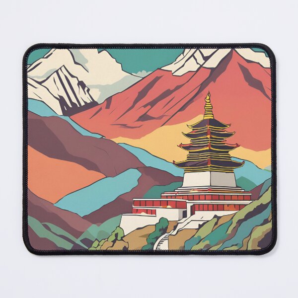 Item preview, Tibetan Temple designed and sold by ColorArtByEric.