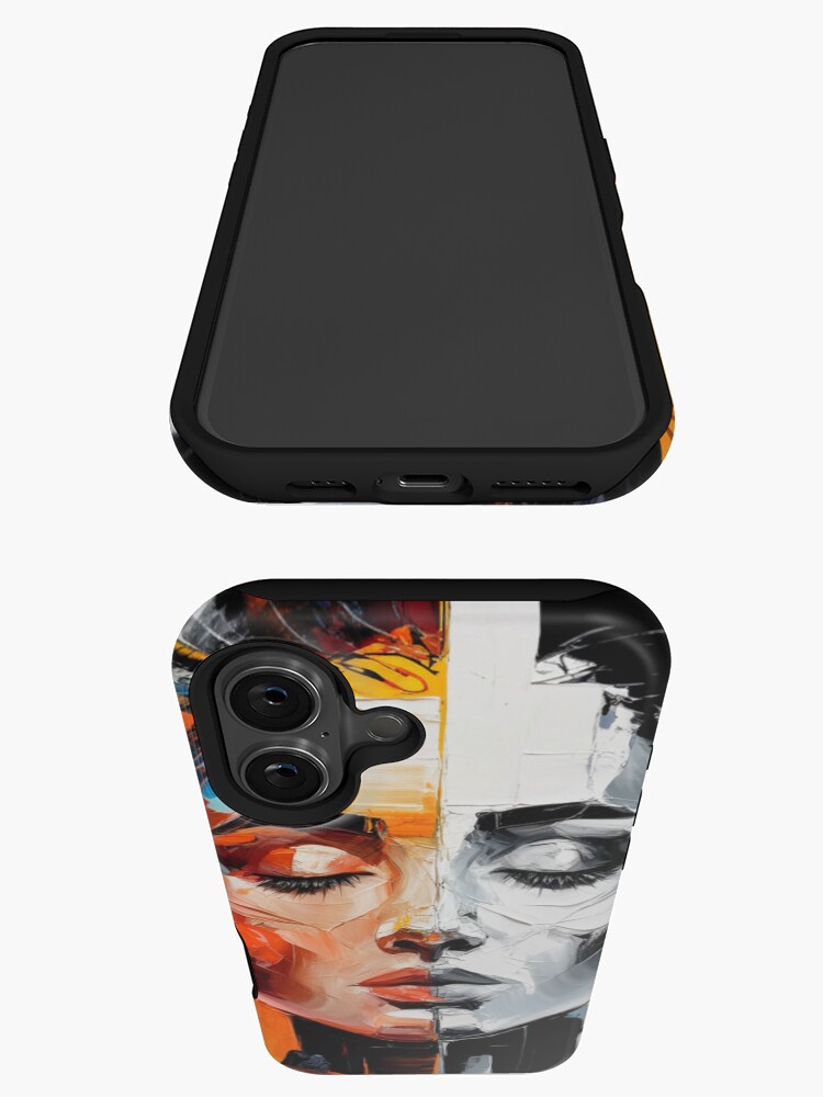 Thumbnail 3 of 4, iPhone Case, Abstract Of A Woman designed and sold by Patricks-Art.