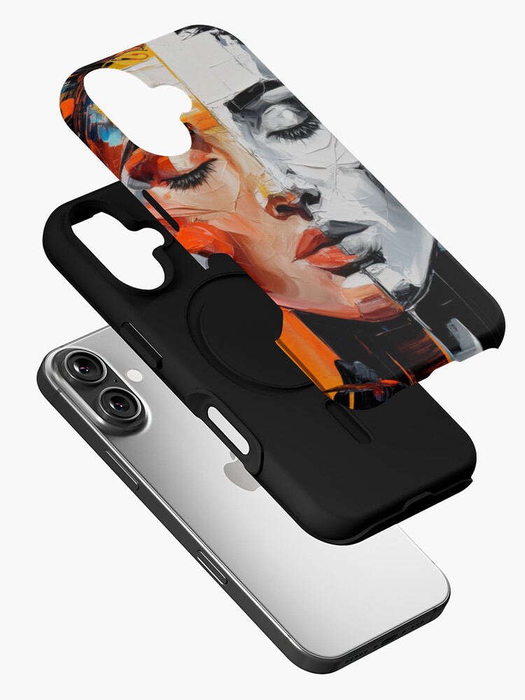 Thumbnail 2 of 4, iPhone Case, Abstract Of A Woman designed and sold by Patricks-Art.