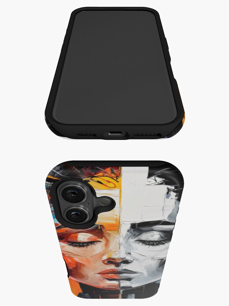 Thumbnail 3 of 4, iPhone Case, Abstract Of A Woman designed and sold by Patricks-Art.