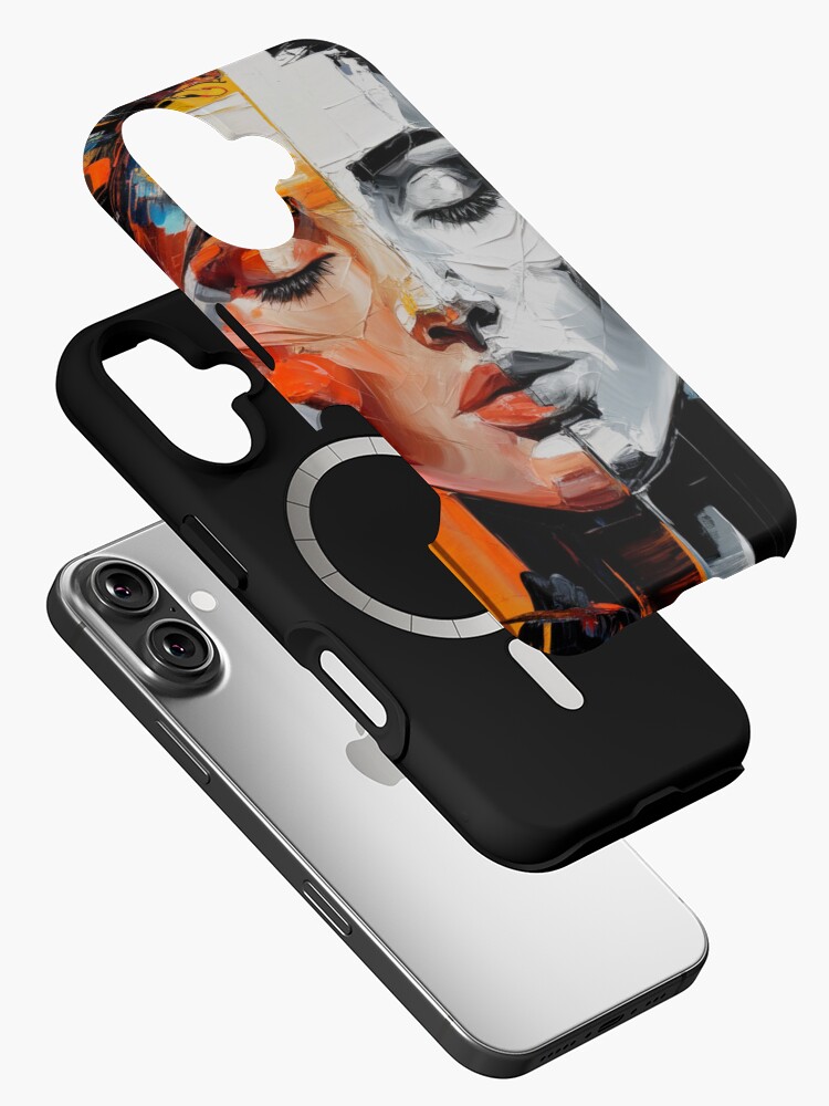 Thumbnail 2 of 4, iPhone Case, Abstract Of A Woman designed and sold by Patricks-Art.