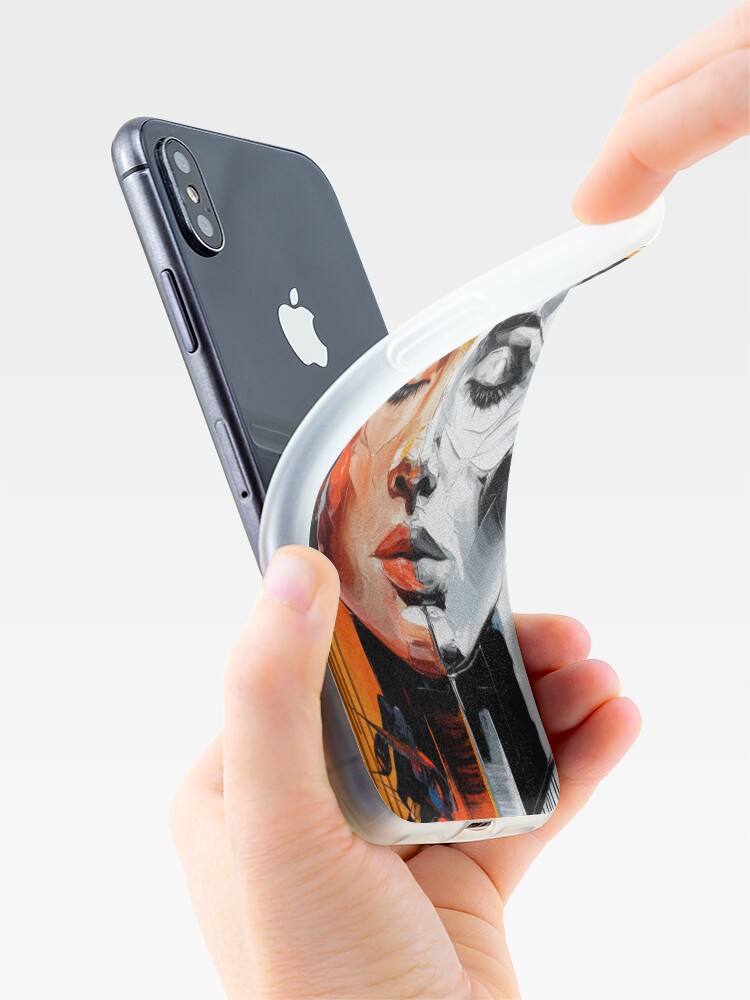 Thumbnail 4 of 5, iPhone Case, Abstract Of A Woman designed and sold by Patricks-Art.