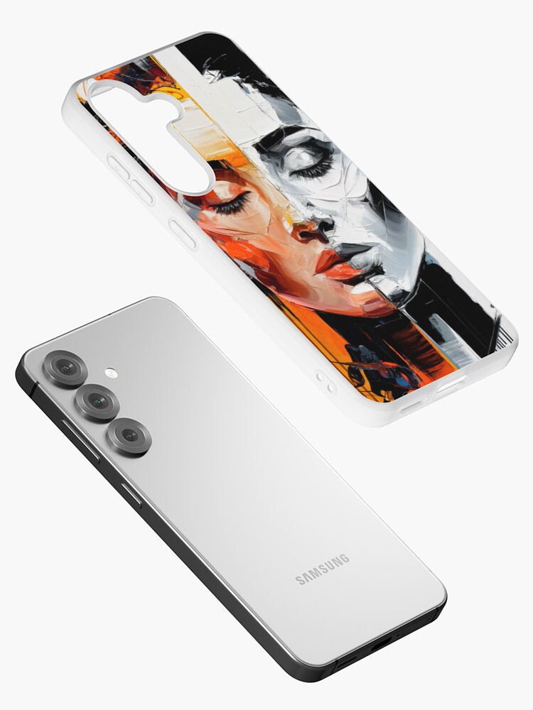 Thumbnail 2 of 4, Samsung Galaxy Phone Case, Abstract Of A Woman designed and sold by Patricks-Art.