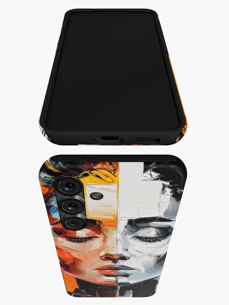 Thumbnail 3 of 4, Samsung Galaxy Phone Case, Abstract Of A Woman designed and sold by Patricks-Art.