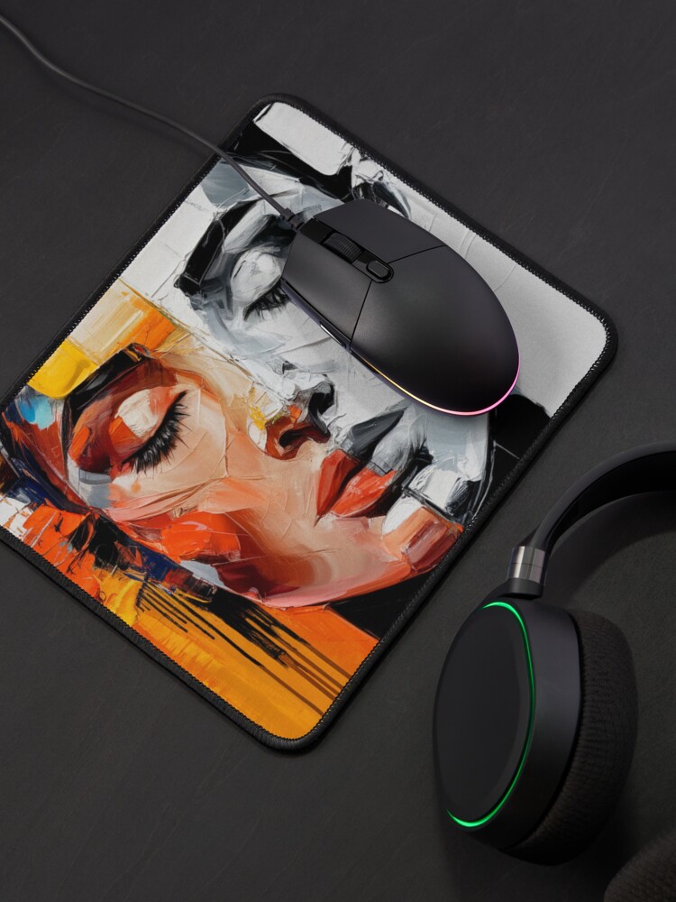 Thumbnail 4 of 5, Mouse Pad, Abstract Of A Woman designed and sold by Patricks-Art.