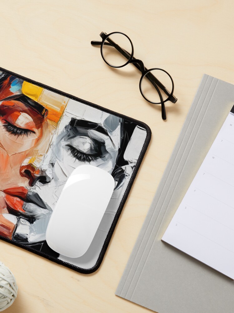 Thumbnail 3 of 5, Mouse Pad, Abstract Of A Woman designed and sold by Patricks-Art.