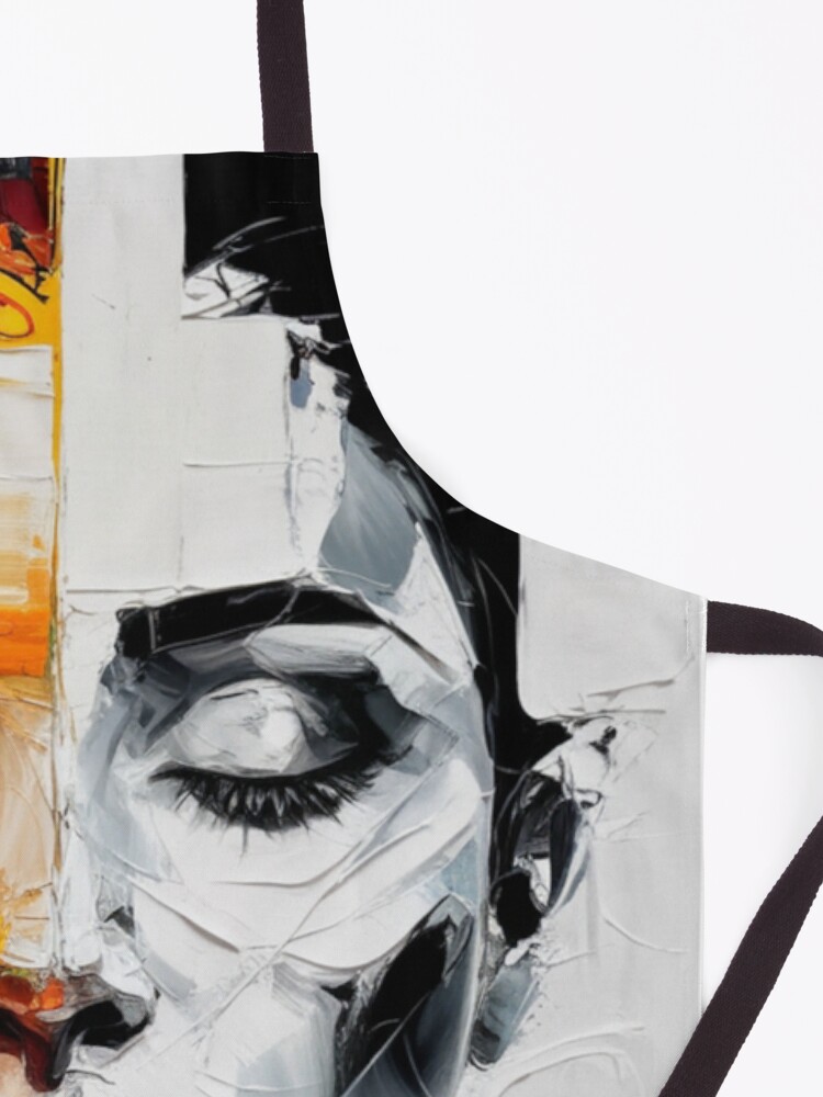 Thumbnail 3 of 6, Apron, Abstract Of A Woman designed and sold by Patricks-Art.