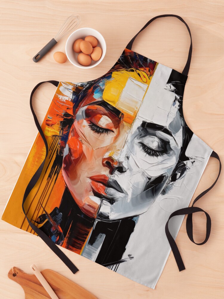 Thumbnail 1 of 6, Apron, Abstract Of A Woman designed and sold by Patricks-Art.