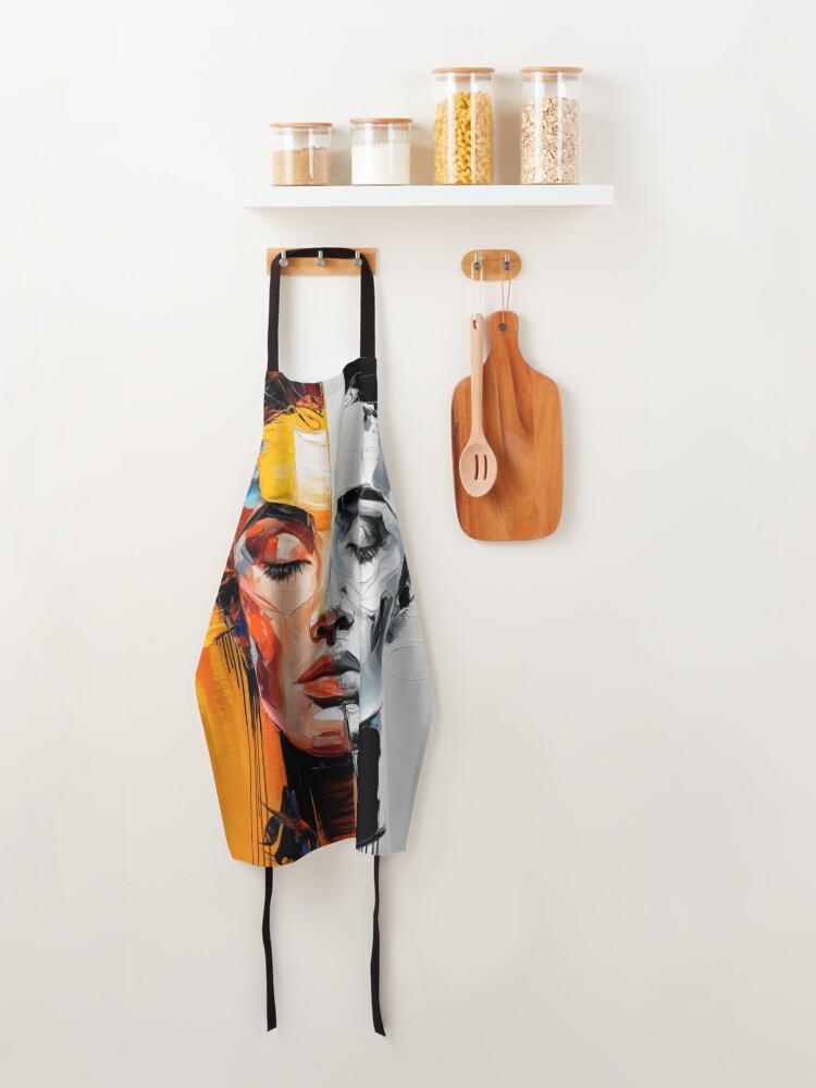 Thumbnail 4 of 6, Apron, Abstract Of A Woman designed and sold by Patricks-Art.