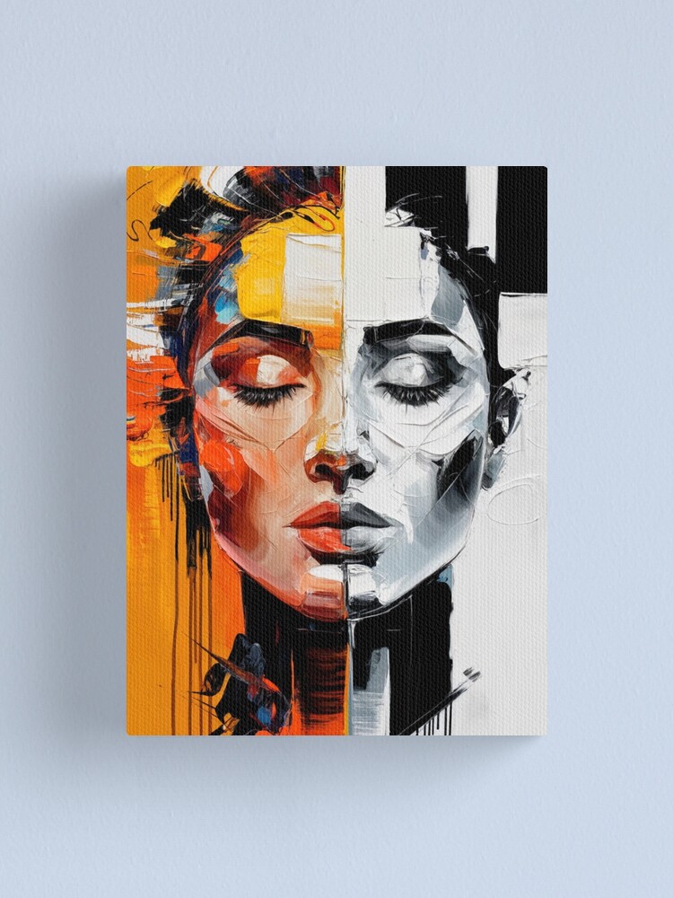 Thumbnail 1 of 3, Canvas Print, Abstract Of A Woman designed and sold by Patricks-Art.