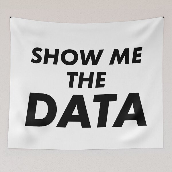 Item preview, Show Me The Data designed and sold by teesaurus.