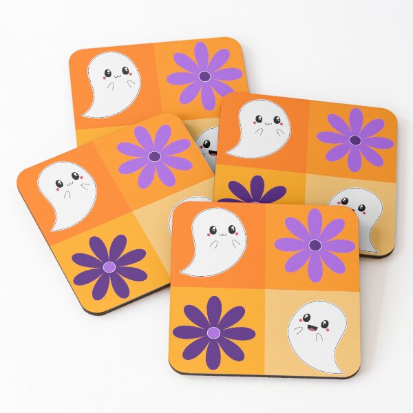 Item preview, Ghosts and flowers pattern designed and sold by sasyall.