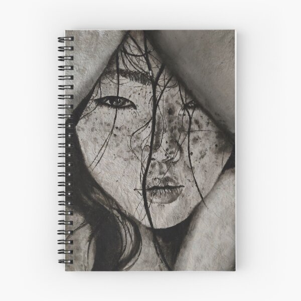 Item preview, Echoes of the Soul: A Portrait on Recycled Paper designed and sold by auroravittori.
