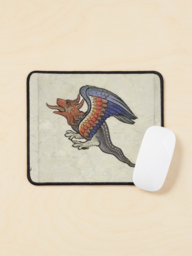 Imagen 1 de 5, Alfombrilla de ratón con la obra Meme De Criatura Medieval, diseñada y vendida por VintageManiac.