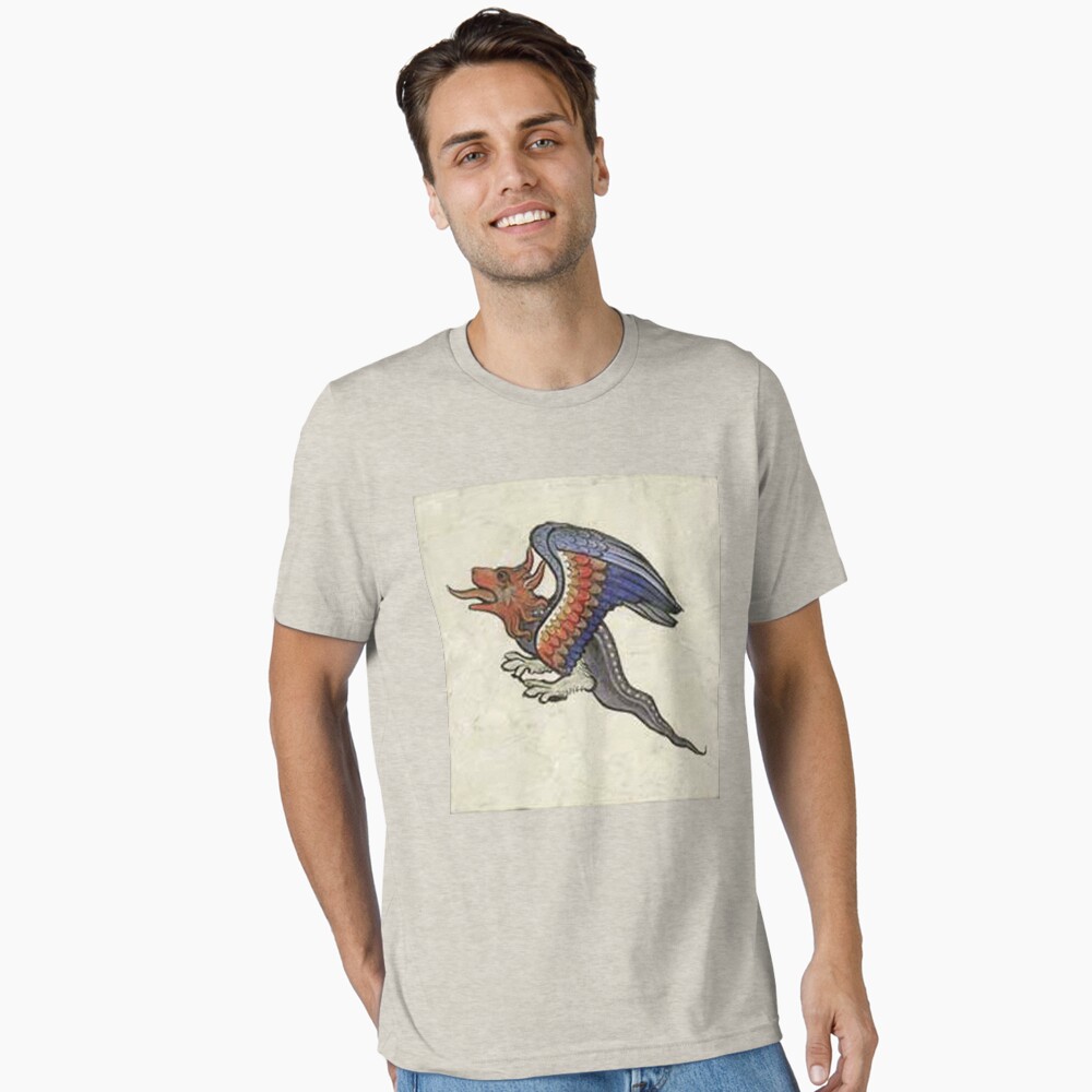 Vista previa del artículo con la obra «Camiseta esencial», diseñado y vendido por VintageManiac.