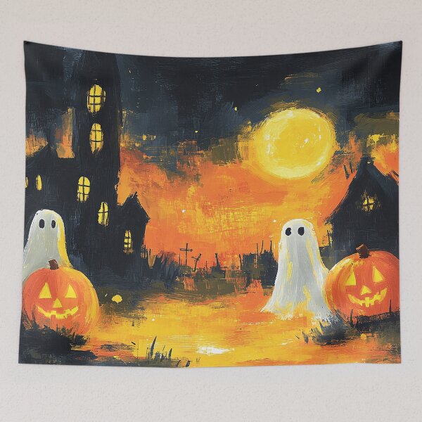 Item preview, Happy Hallooween Spooky Ghost designed and sold by YummyCreative.