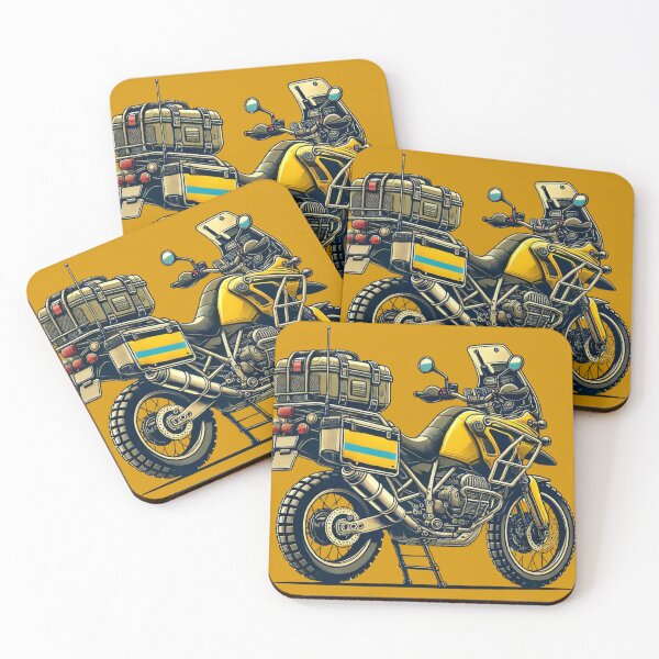 Item preview, Yellow Adventure Motorcycle designed and sold by KaelConcepts.