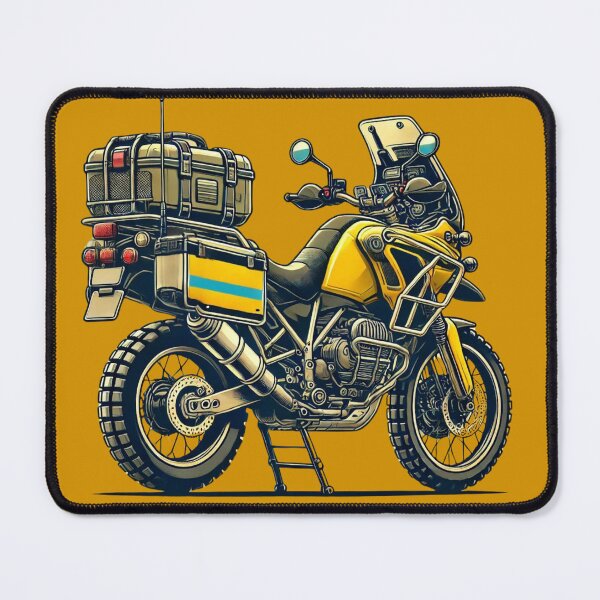 Item preview, Yellow Adventure Motorcycle designed and sold by KaelConcepts.
