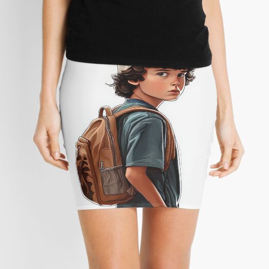 Item preview, Eleven from Stranger Things with a serious expression. designed and sold by MystiS.