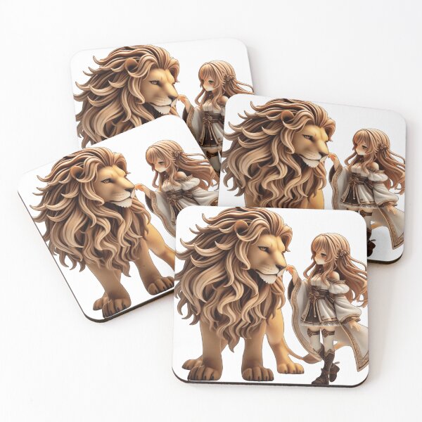 Item preview, Majestic Lion and Princess Fantasy Companions Art designed and sold by kylmllr101684.
