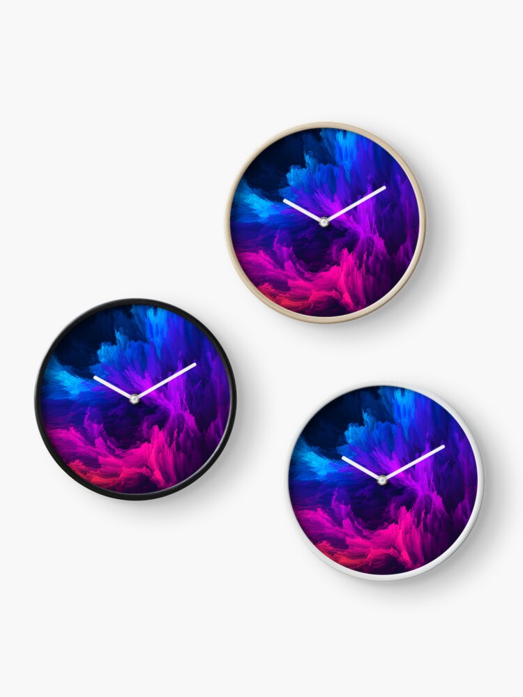 Thumbnail 3 of 4, Clock, Abstract Background designed and sold by Patricks-Art.