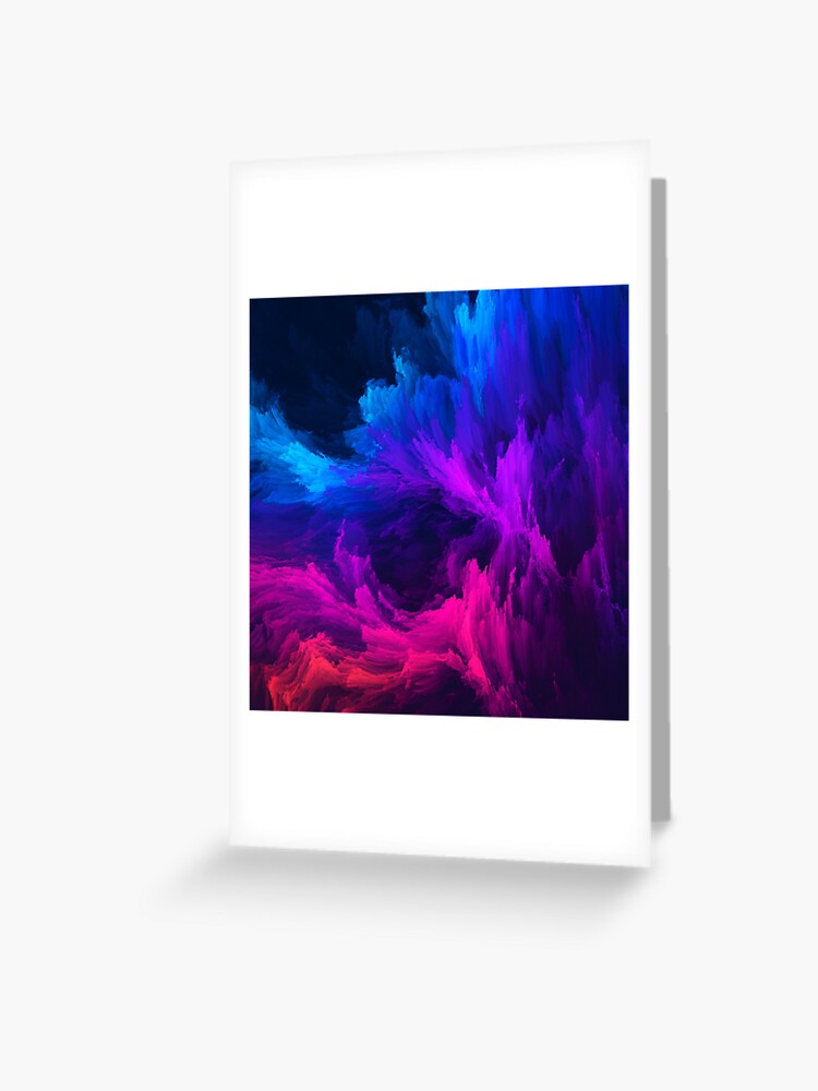 Thumbnail 1 of 2, Greeting Card, Abstract Background designed and sold by Patricks-Art.