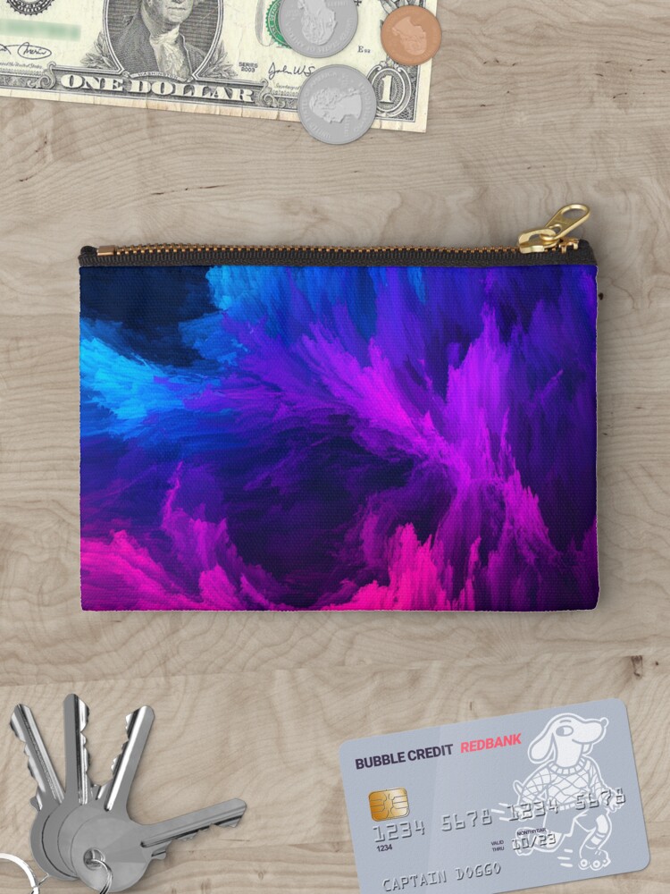 Thumbnail 3 of 4, Zipper Pouch, Abstract Background designed and sold by Patricks-Art.