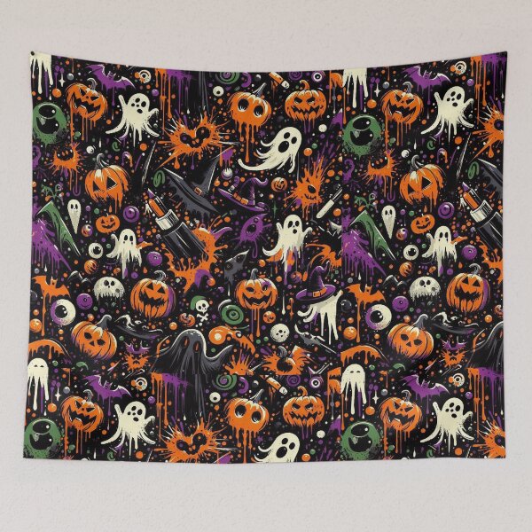 Item preview, Seamless Halloween No.8 designed and sold by Tuaklom.