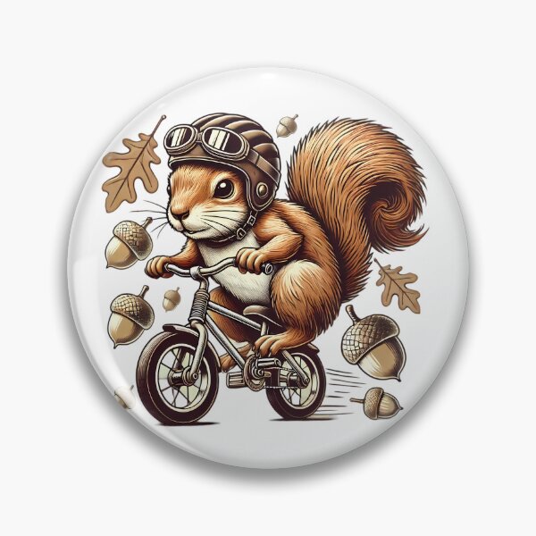 Item preview, Speedy Squirrel: Nutty Biker. designed and sold by Linework Studio.