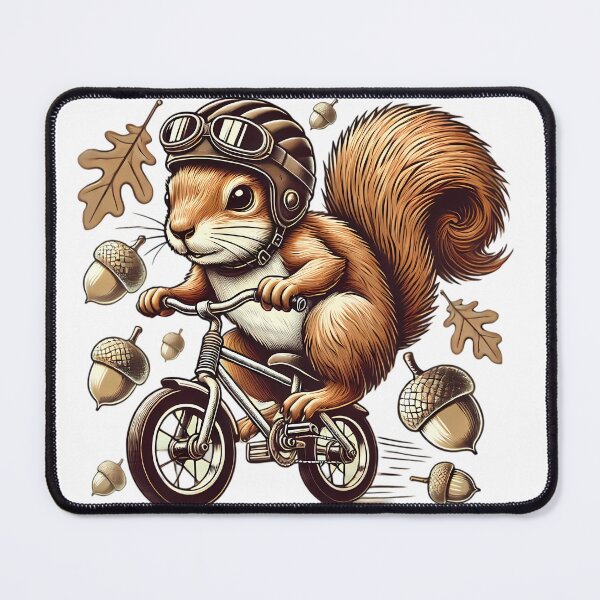 Item preview, Speedy Squirrel: Nutty Biker. designed and sold by Linework Studio.