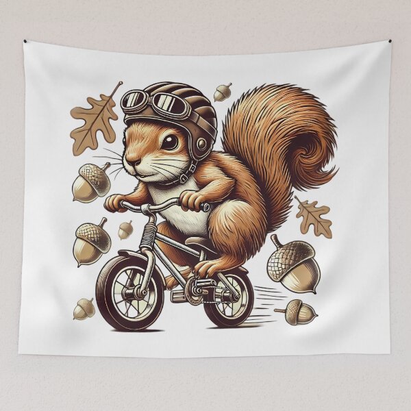 Item preview, Speedy Squirrel: Nutty Biker. designed and sold by Linework Studio.