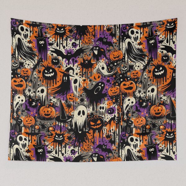 Item preview, Seamless Halloween No.9 designed and sold by Tuaklom.