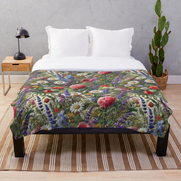 Item preview, Blooming Meadow Under Clear Skies designed and sold by Designbymint.