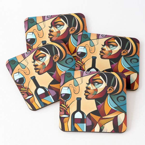 Item preview, Wine And Women Collection Cubism Art No:1 designed and sold by SofyaliArt.