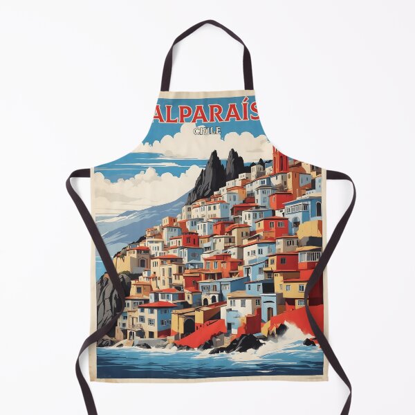 Item preview, Valparaiso Chile Retro Vintage Poster Tourism designed and sold by TravelersGems.