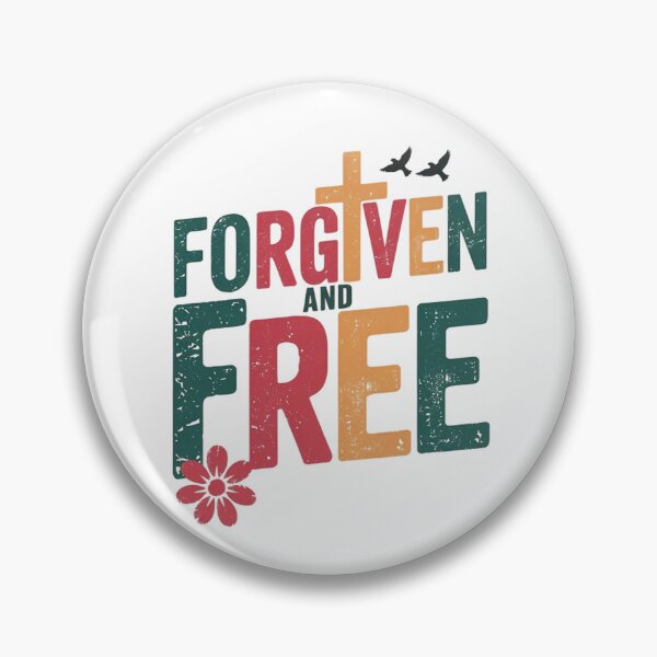 Item preview, Forgiven and Free, Free Birds, Cross Art designed and sold by Faithloveshop.