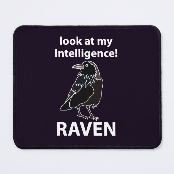 Item preview, Raven Look At My Intelligence Raven designed and sold by Nisha Prabhu.