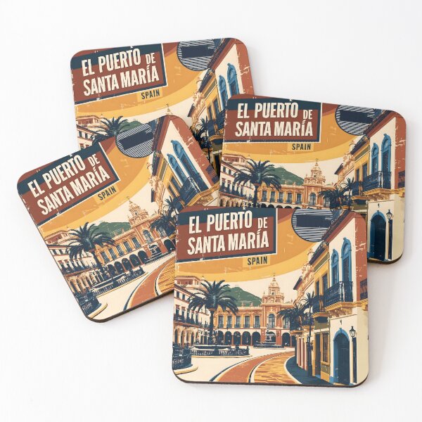Item preview, El Puerto de Santa Maria Spain Vintage Travel Tourism designed and sold by TravelersGems.