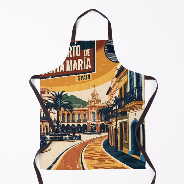 Item preview, El Puerto de Santa Maria Spain Vintage Travel Tourism designed and sold by TravelersGems.