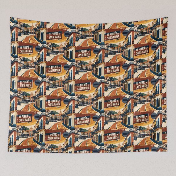 Item preview, El Puerto de Santa Maria Spain Vintage Travel Tourism designed and sold by TravelersGems.