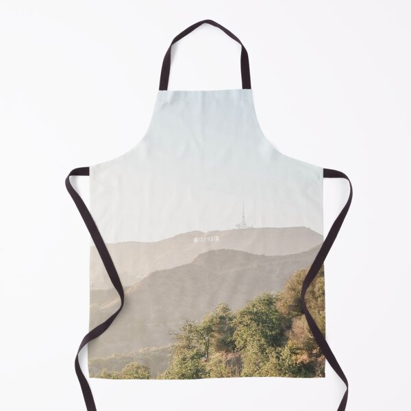 Item preview, Los Angeles, USA I Hollywood sign letters at sunset light on the mountain from Griffith Observatory with a summer pastel sweet sunny soft aesthetic boho vibes and fine art photography film camera style designed and sold by Julie Travel Photography.