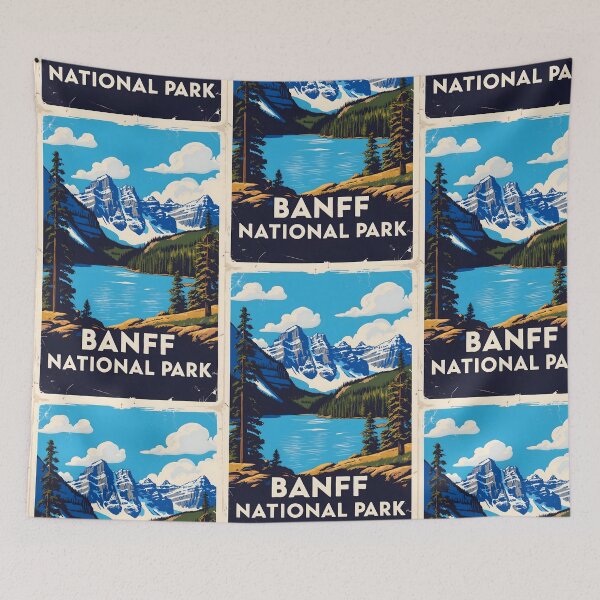 Item preview, Banff National Park Canada Vintage Travel Tourism  designed and sold by TravelersGems.