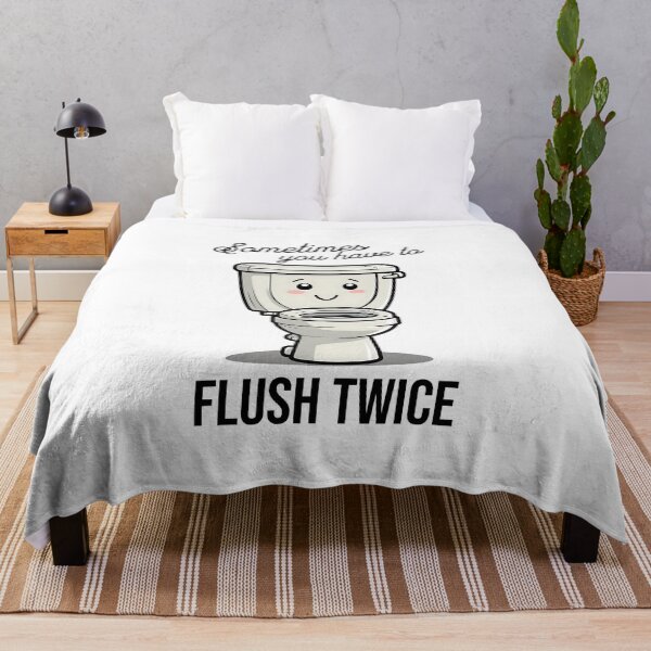 Item preview, Flush Twice: Sometimes you have to flush twice designed and sold by musthavewords.