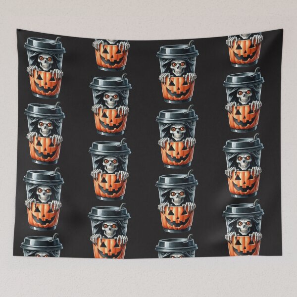 Item preview, "Halloween Death Artwork - Grim Reaper Gothic Wall Art | Dark & Spooky Halloween Decor | Skeleton & Scythe Horror Print | Perfect for Haunted House Theme" designed and sold by DarkEmporium20.